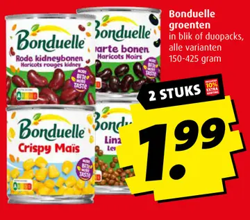 Aanbieding: Bonduelle groenten