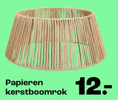 Aanbieding: Papieren kerstboomrok
