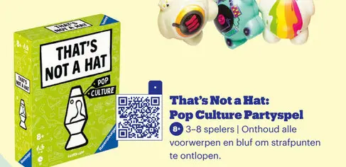 Aanbieding: That's Not a Hat: Pop Culture Partyspel