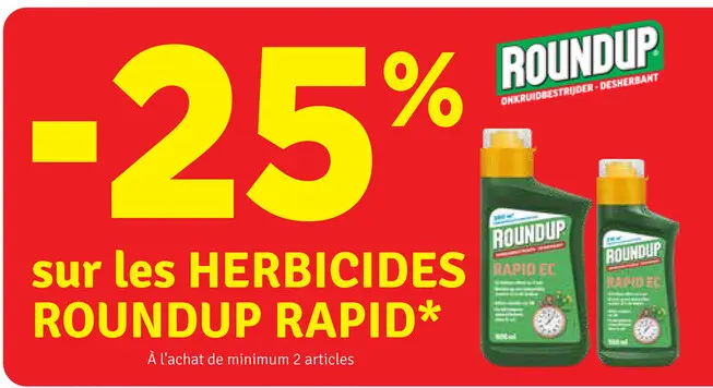 Offre: Herbicides ROUNDUP rapid