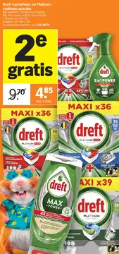 Aanbieding: Dreft vaatwascapsules