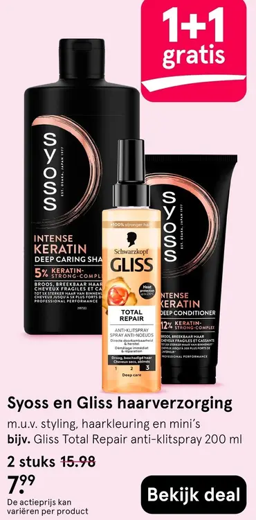 Aanbieding: Haarverzorging