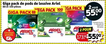 Offre: Giga pack de pods de lessive