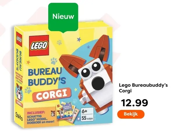Aanbieding: Lego Bureaubuddy's Corgi
