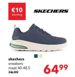 Aanbieding: Skechers BOBS Vision Air heren sneakers blauw