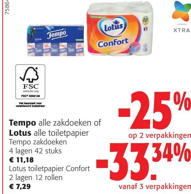 Aanbieding: Tempo, Lotus 