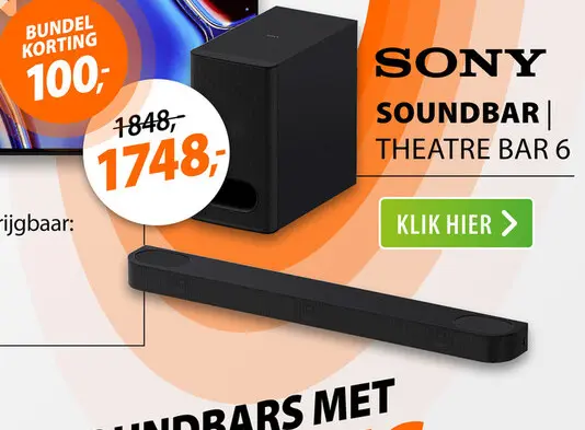 Aanbieding: Soundbar | theatre bar 6