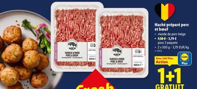 Offre: Haché préparé porc et bœuf
