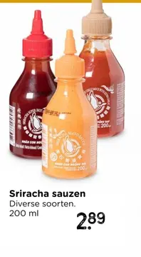 Aanbieding: Sriracha sauzen