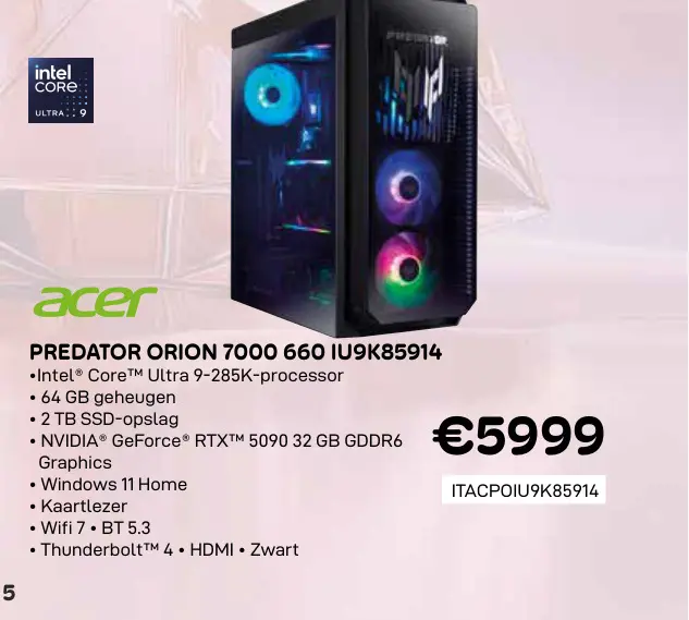 Promotie: Predator orion 7000 660 iu9k85914