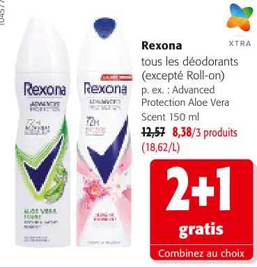 Offre: Tous les déodorants (excepté Roll-on)