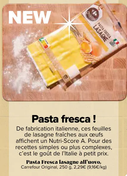 Offre: Pasta Fresca lasagne all'uovo