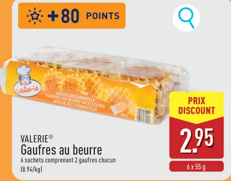 Offre: Gaufres au beurre