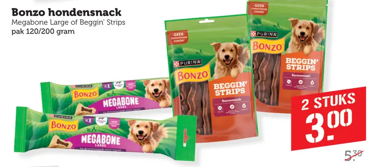 Aanbieding: Bonzo hondensnack