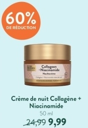 Offre: De Tuinen Crème de Nuit Collagène + Niacinamide - 50ml