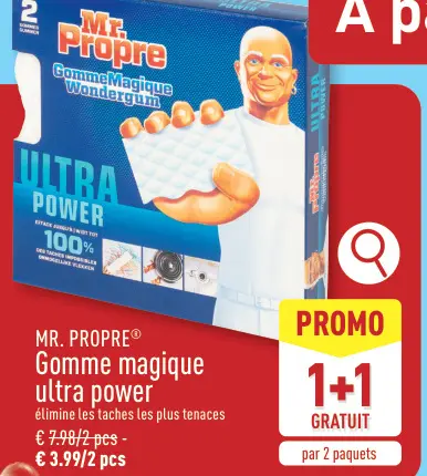 Offre: Gomme magique ultra power