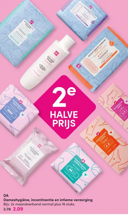 Aanbieding: Dameshygiëne, incontinentie en intieme verzorging