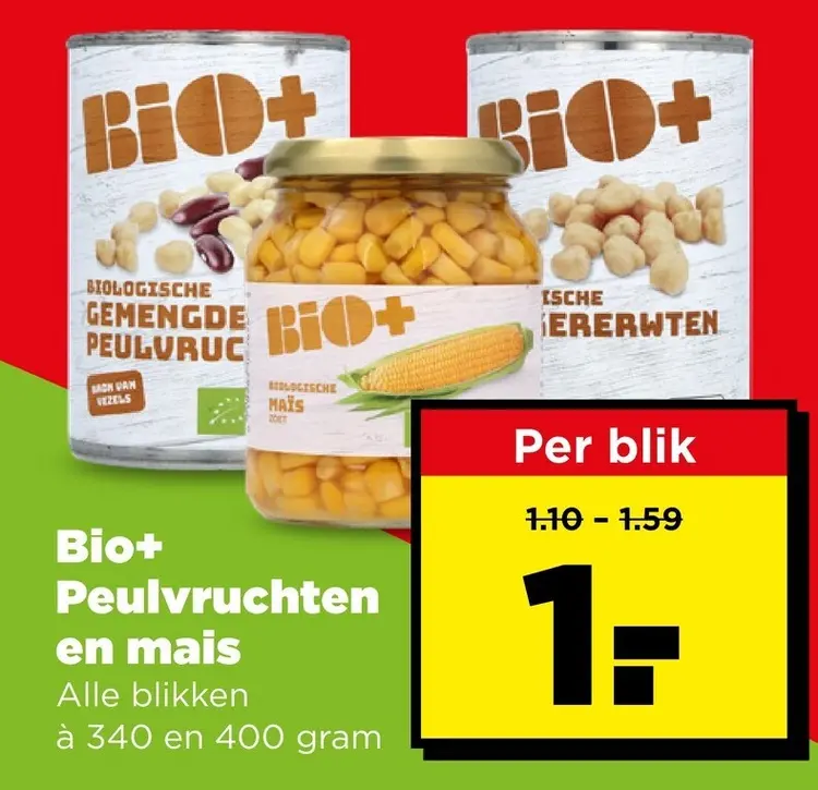 Aanbieding: Peulvruchten en mais