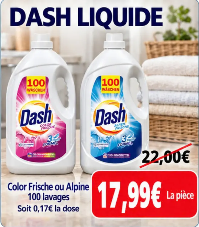 Offre: Lessive liquide
