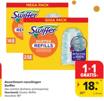 Aanbieding: Assortiment navullingen Swiffer
