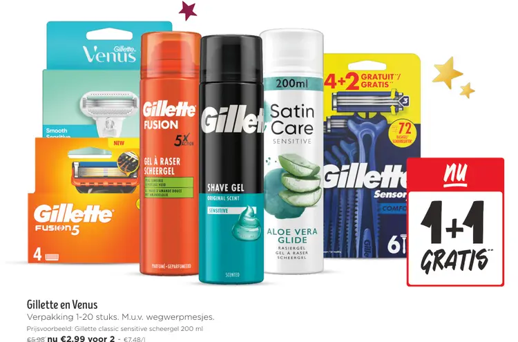 Promotie: Gillette and Venus