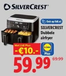 Aanbieding: Dubbele airfryer