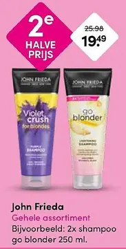 Aanbieding: John Frieda Gehele assortiment