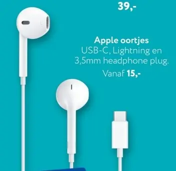 Aanbieding: Apple oortjes