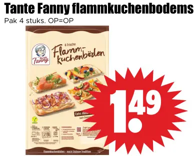 Aanbieding: Flammkuchenbodems