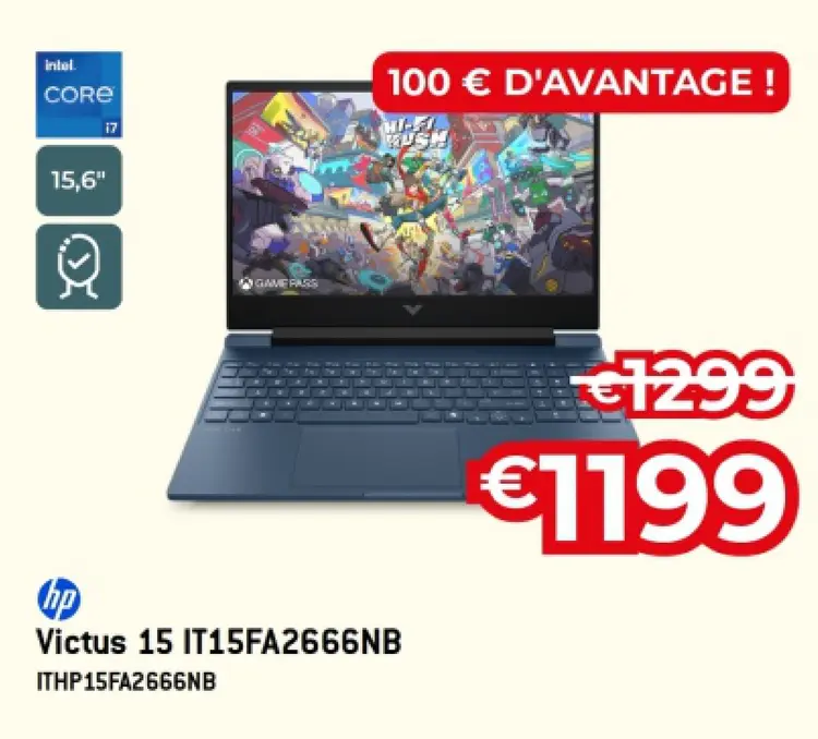 Offre: Victus 15 IT15FA2666NB