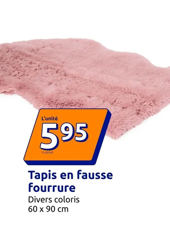 Offre: Tapis en fausse
