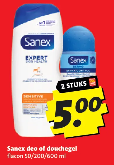 Aanbieding: Sanex deo of douchegel