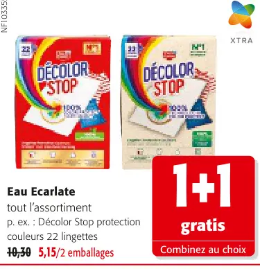 Offre: Eau Ecarlate