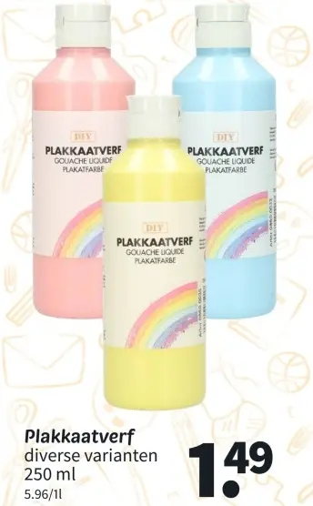 Promotie: Plakkaatverf