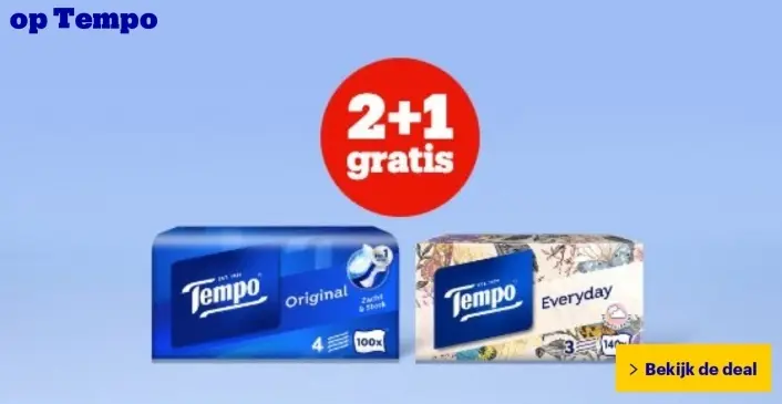 Aanbieding: Tempo tissues