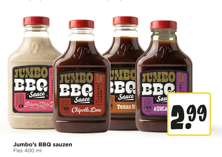 Aanbieding: BBQ sauzen