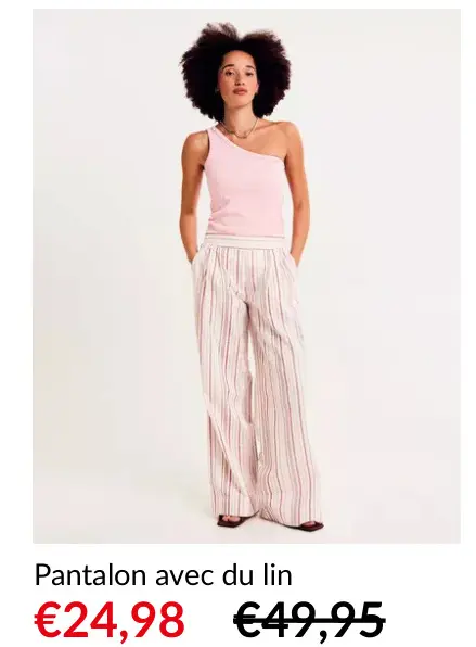 Offre: Pantalon avec du lin