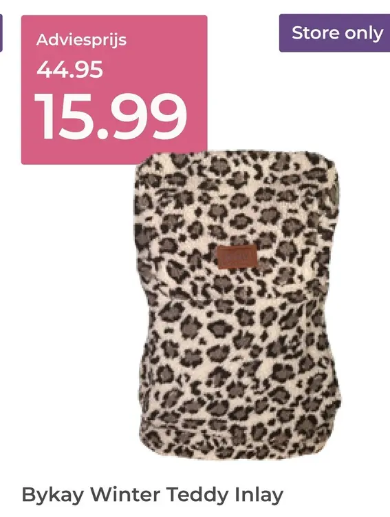 Aanbieding: Bykay Winter Teddy Inlay