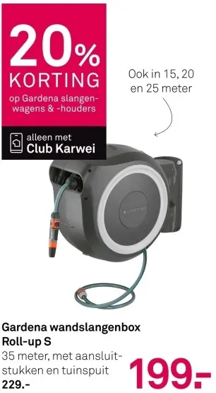 Aanbieding: Wandslangenbox Roll-up S