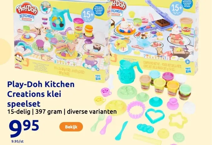 Aanbieding: Play-Doh Kitchen Creations klei speelset