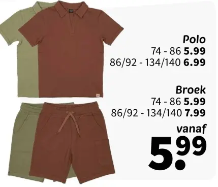 Promotie: Polo en Broek