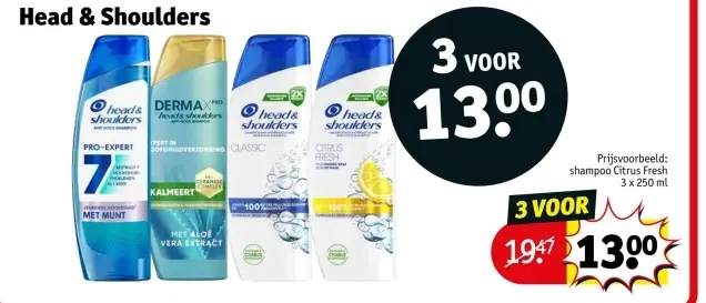 Aanbieding: Head & Shoulders