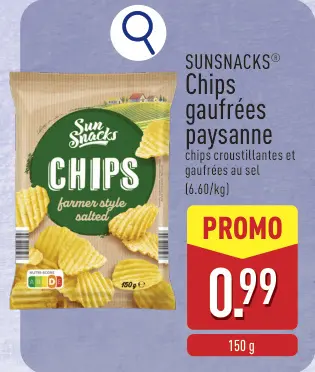 Offre: Chips gaufrées paysanne