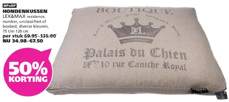 Aanbieding: Hondenkussen