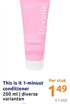 Aanbieding: This is it 1-minuut conditioner