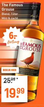 Aanbieding: The Famous Grouse 100CL Whisky