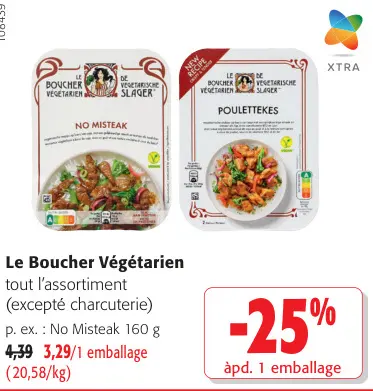 Offre: Le Boucher Végétarien