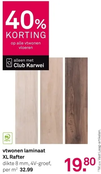 Aanbieding: Laminaat XL Rafter