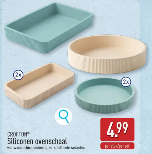 Promotie: Siliconen ovenschaal