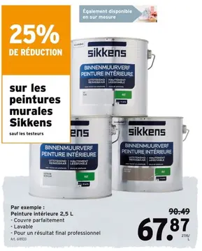 Offre: Peinture intérieure